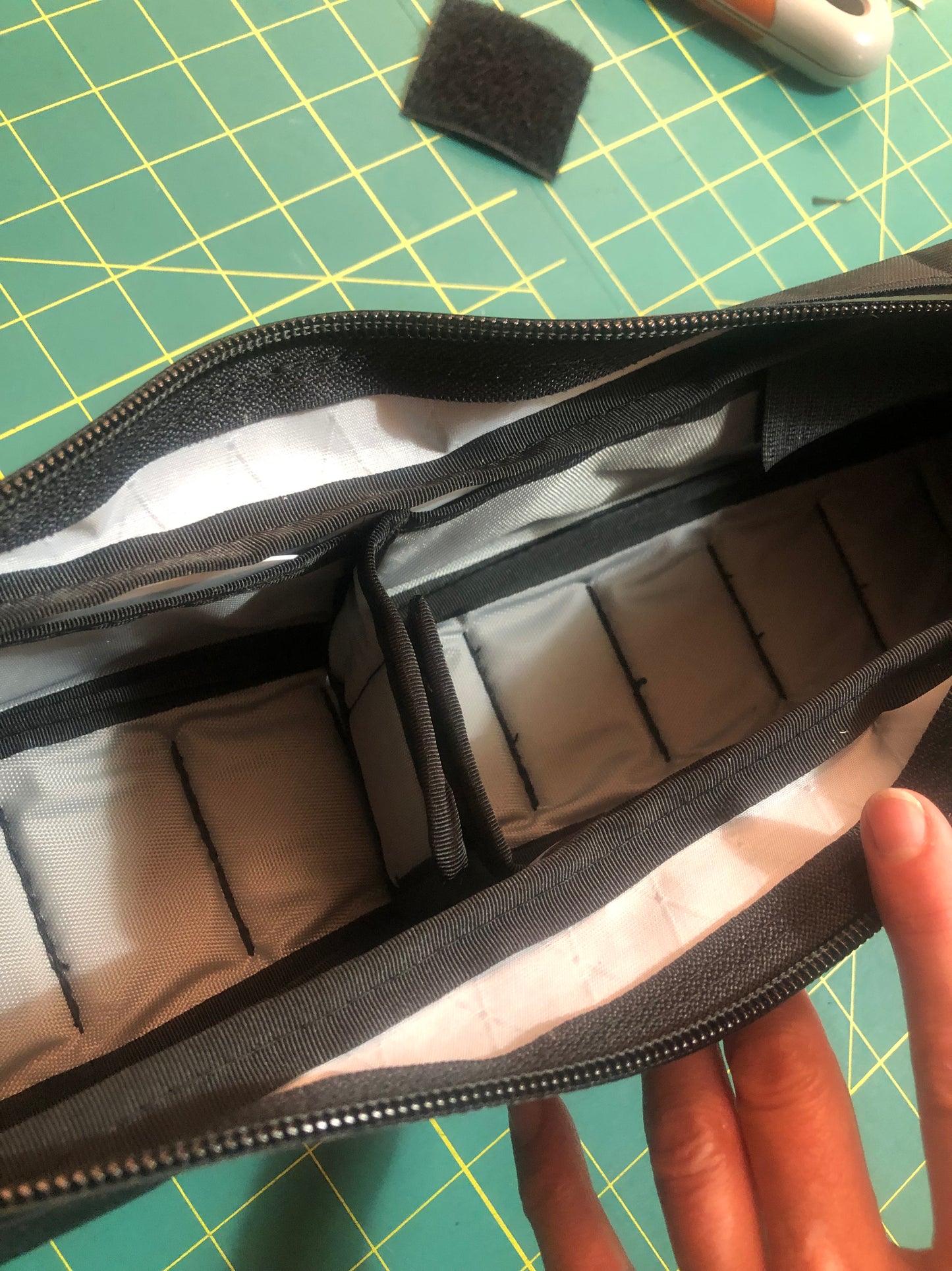 Full-length top tube bag