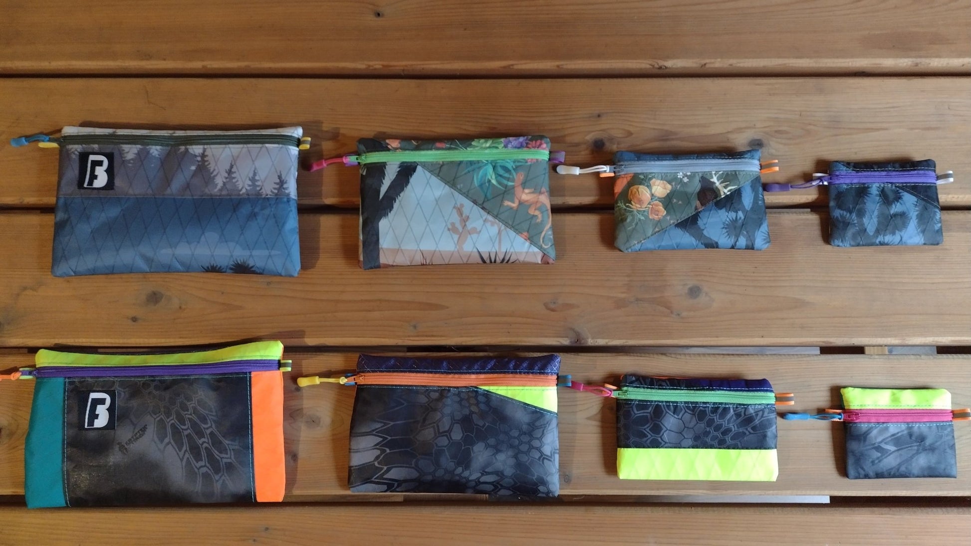 Zipper pouches - BroadFork Bags