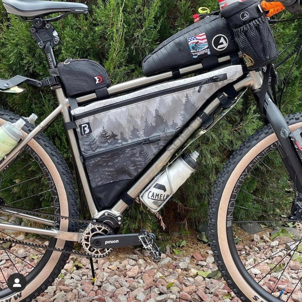 frame bags for gravel bikes Custom frame bag – BroadFork Bags